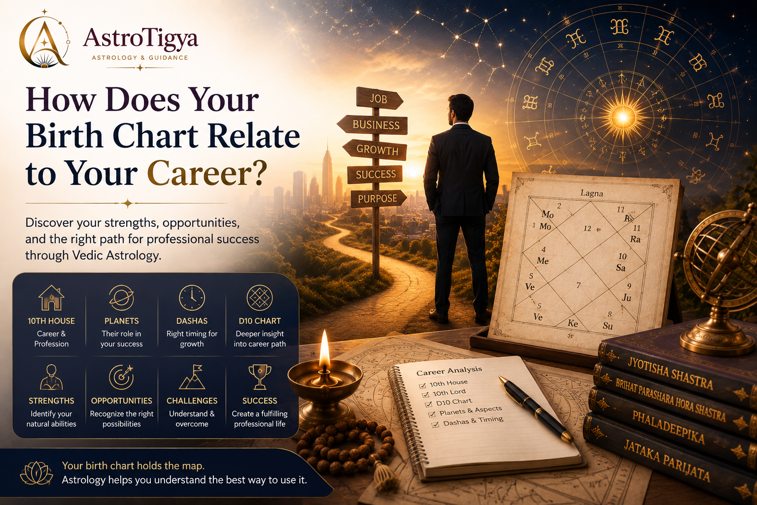 How Does Your Birth Chart Relate to Your Career?